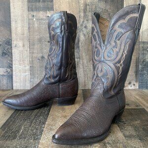 Nocona Vintage Bullhide Western Cowboy Boots Mens 9.5 EEE